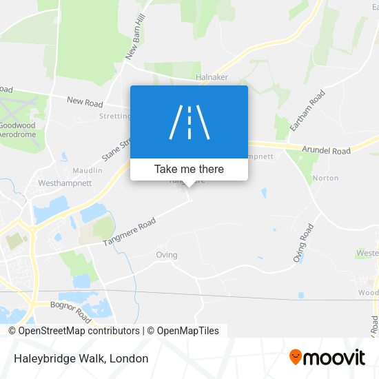 Haleybridge Walk map
