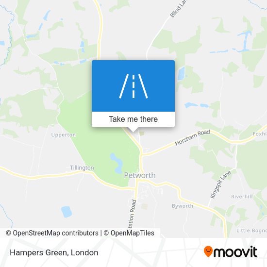 Hampers Green map