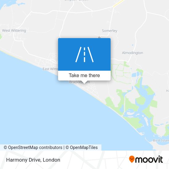 Harmony Drive map