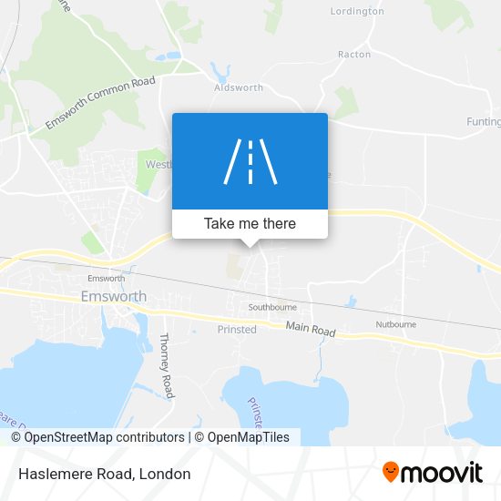 Haslemere Road map