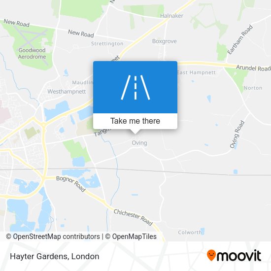 Hayter Gardens map