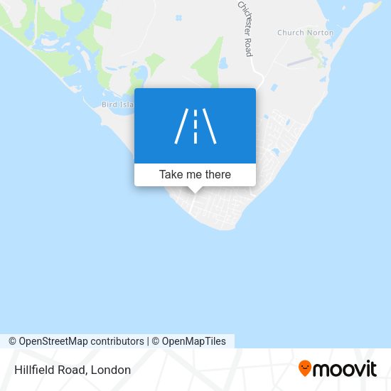Hillfield Road map