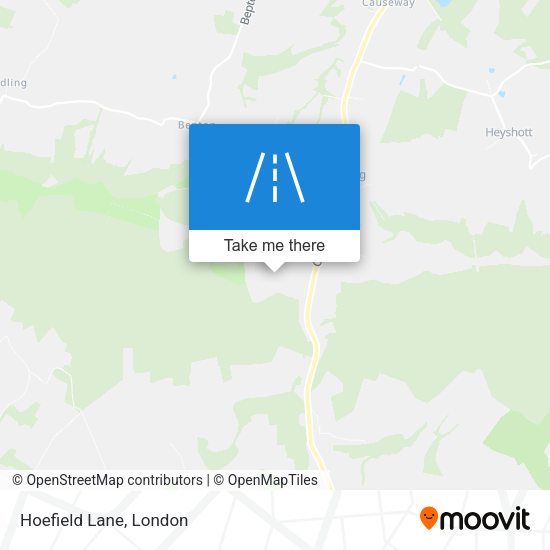 Hoefield Lane map