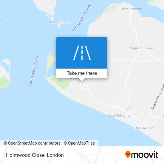 Holmwood Close map