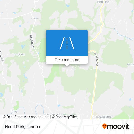 Hurst Park map