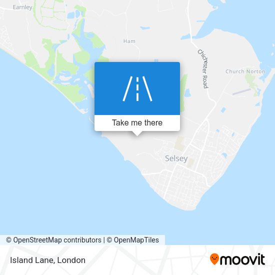Island Lane map