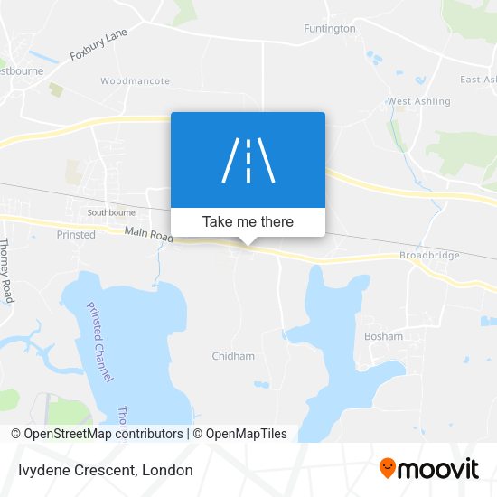 Ivydene Crescent map