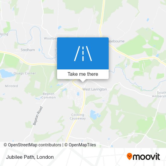 Jubilee Path map