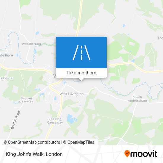 King John's Walk map