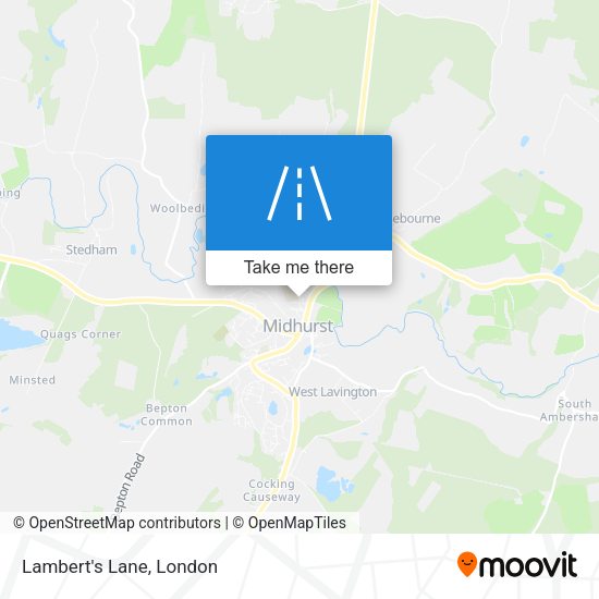 Lambert's Lane map