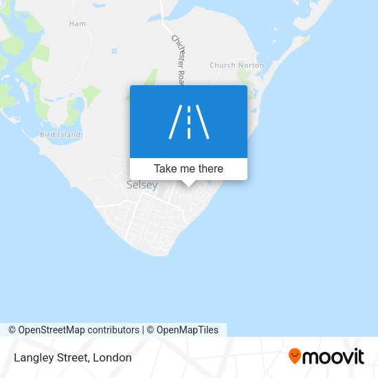 Langley Street map