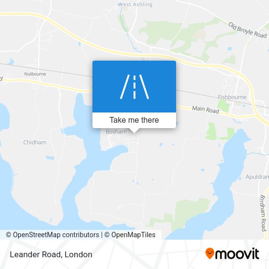 Leander Road map