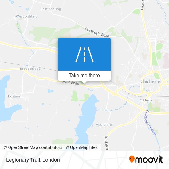 Legionary Trail map