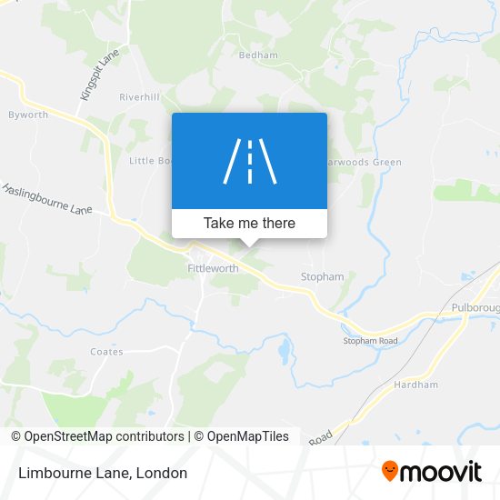 Limbourne Lane map