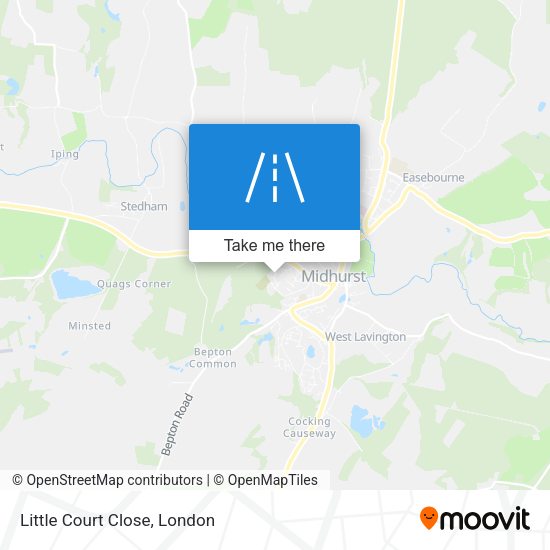 Little Court Close map