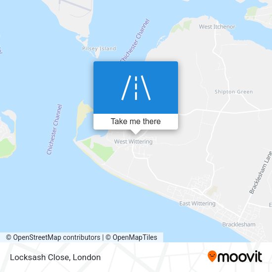 Locksash Close map