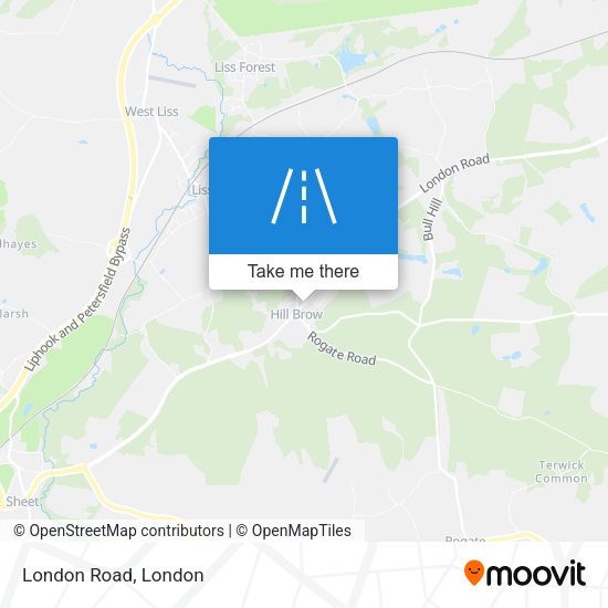 London Road map