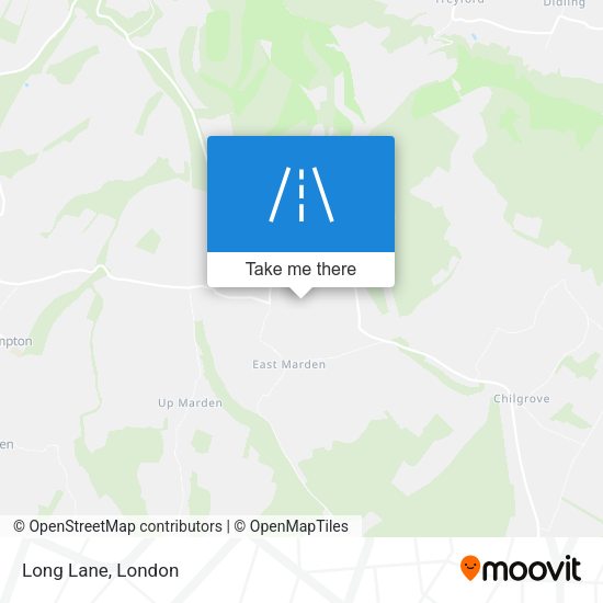 Long Lane map