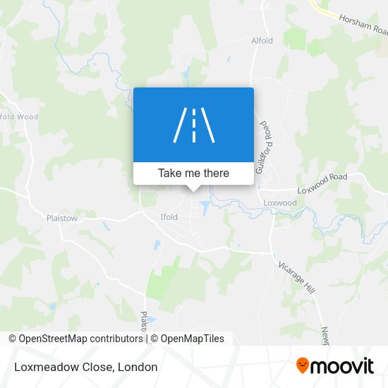 Loxmeadow Close map