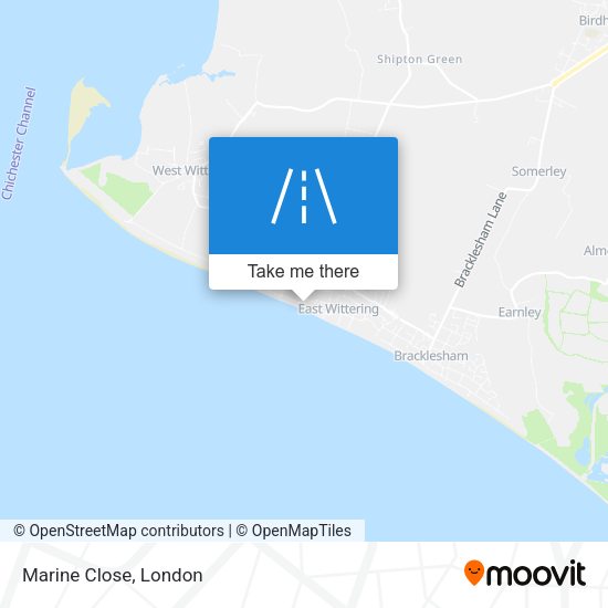Marine Close map