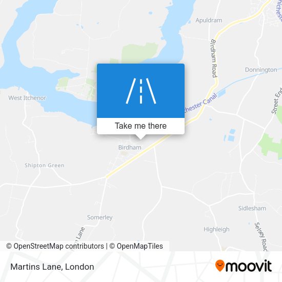 Martins Lane map