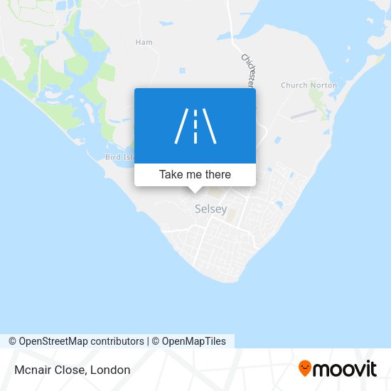 Mcnair Close map