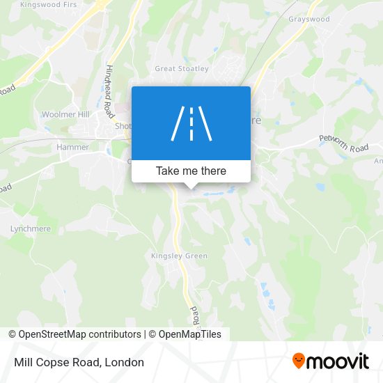 Mill Copse Road map