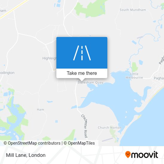 Mill Lane map