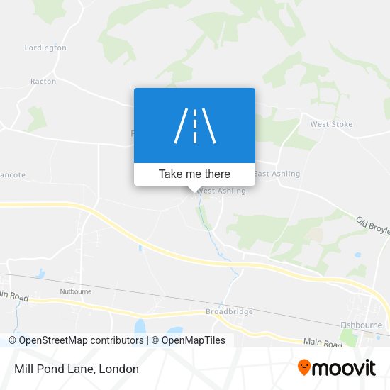 Mill Pond Lane map