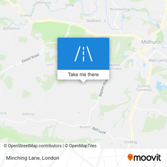 Minching Lane map