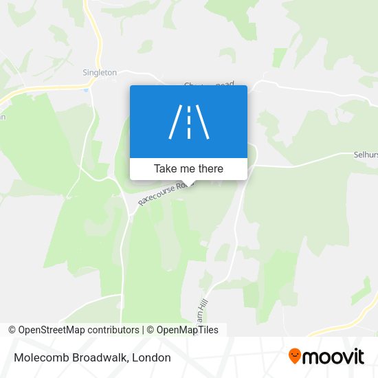 Molecomb Broadwalk map