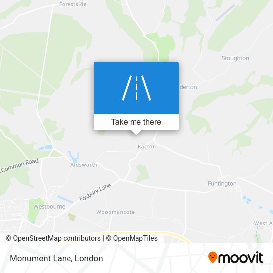 Monument Lane map