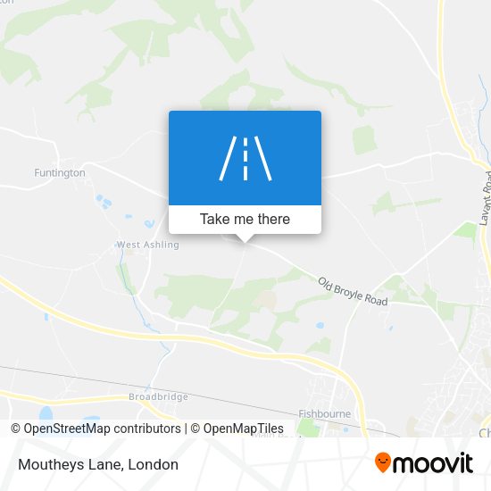 Moutheys Lane map