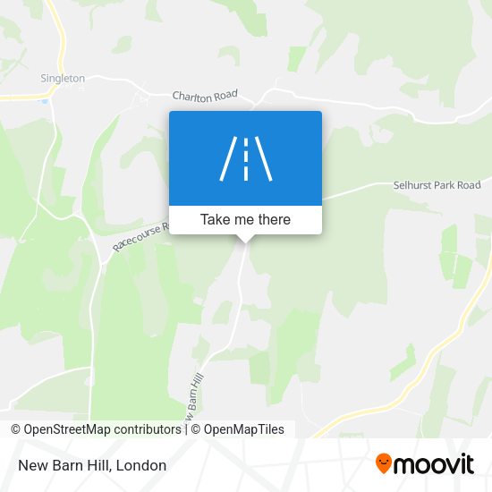 New Barn Hill map