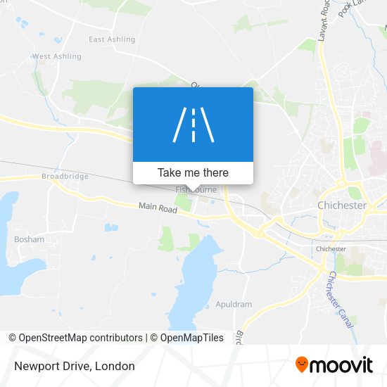 Newport Drive map
