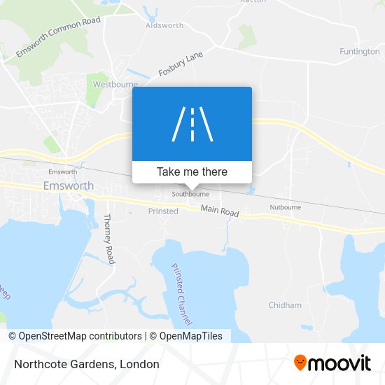 Northcote Gardens map
