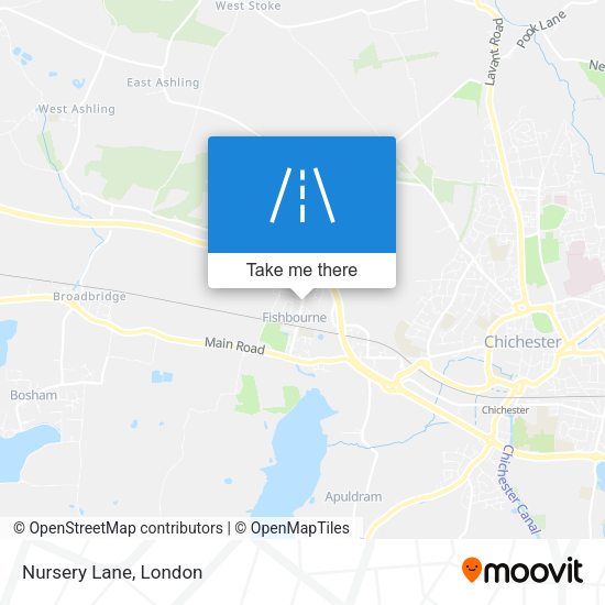 Nursery Lane map
