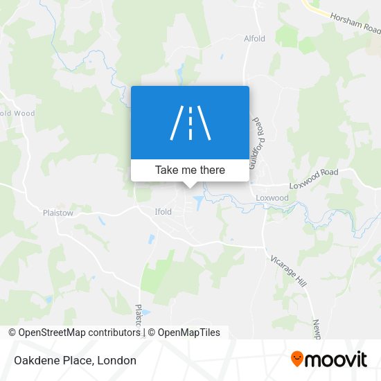 Oakdene Place map