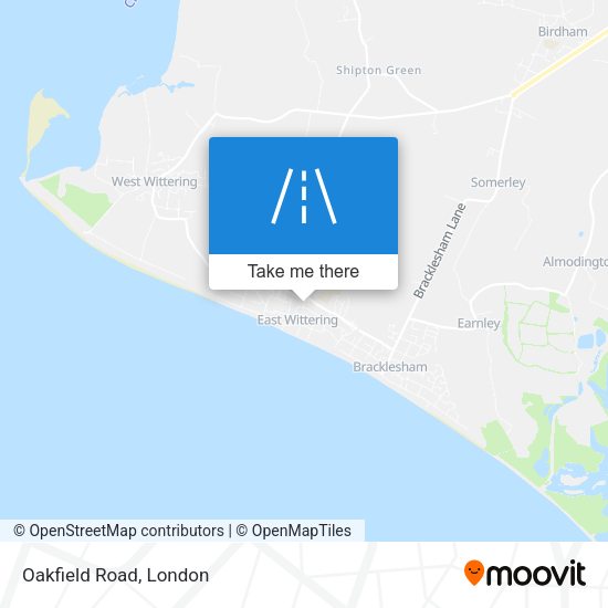 Oakfield Road map