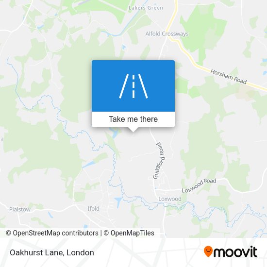 Oakhurst Lane map