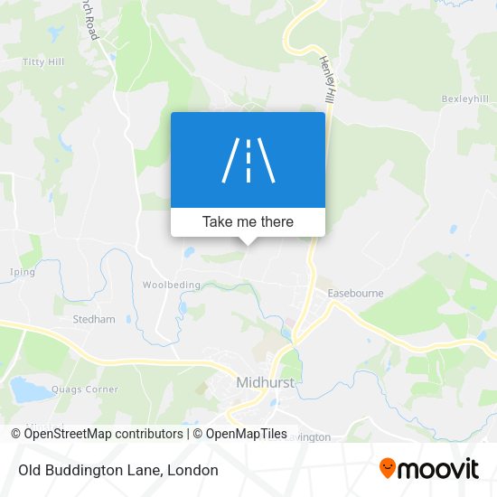 Old Buddington Lane map