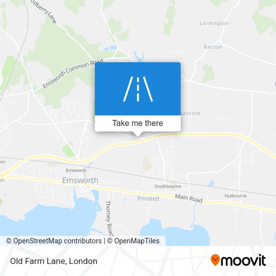 Old Farm Lane map