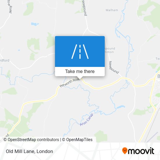 Old Mill Lane map