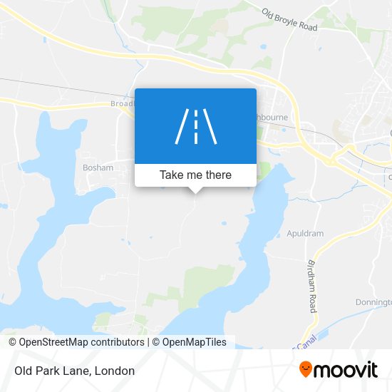 Old Park Lane map