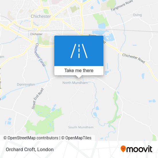 Orchard Croft map