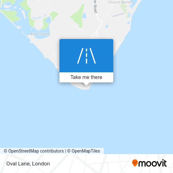 Oval Lane map
