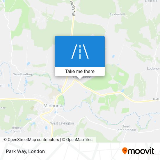 Park Way map