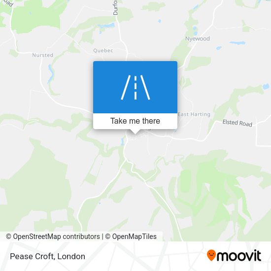 Pease Croft map