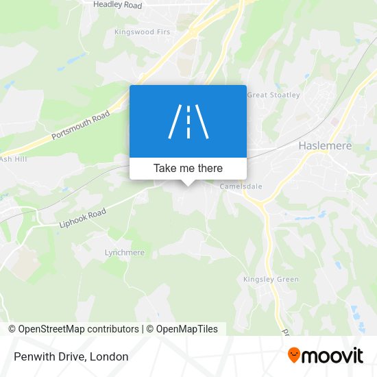 Penwith Drive map
