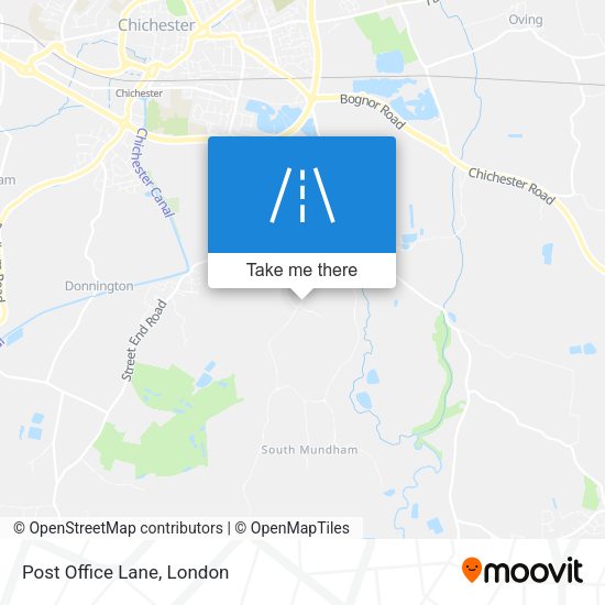 Post Office Lane map